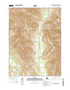 Topo map Baird Mountains B-2 NE Alaska
