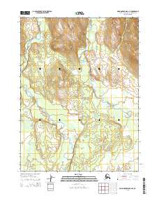 Topo map Baird Mountains B-2 SE Alaska