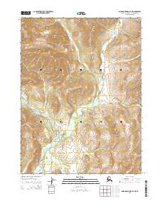 Topo map Baird Mountains B-4 NE Alaska