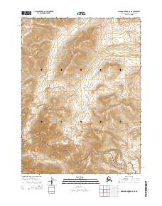 Topo map Baird Mountains C-5 NE Alaska