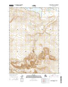 Topo map Baird Mountains D-1 NE Alaska