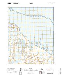 Topo map Beechey Point B-4 NE Alaska