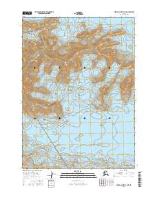 Topo map Bering Glacier B-4 NE Alaska