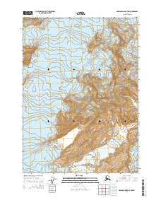 Topo map Bering Glacier B-7 NW Alaska