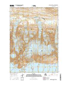 Topo map Bering Glacier C-4 NW Alaska
