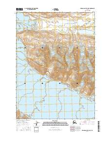 Topo map Bering Glacier C-5 NE Alaska