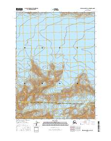 Topo map Bering Glacier C-6 SE Alaska