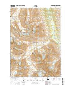 Topo map Bering Glacier D-4 NW Alaska