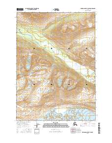Topo map Bering Glacier D-7 NW Alaska