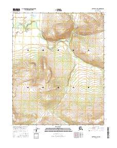 Topo map Bettles A-3 NE Alaska