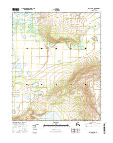 Topo map Bettles A-3 NW Alaska