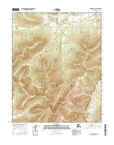 Topo map Bettles A-6 SE Alaska