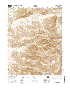 Topo map Bettles B-3 NE Alaska