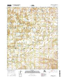 Topo map Bettles B-4 NE Alaska