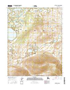 Topo map Bettles B-4 SW Alaska