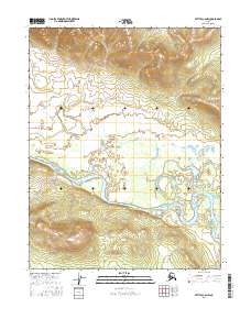 Topo map Bettles C-6 NW Alaska