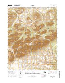 Topo map Bettles D-3 NE Alaska