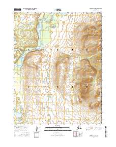 Topo map Bettles D-3 NW Alaska