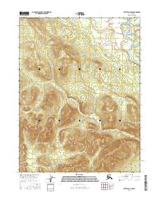 Topo map Bettles D-4 NW Alaska