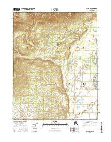 Topo map Bettles D-4 SW Alaska
