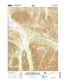 Topo map Bettles D-6 NE Alaska