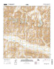 Topo map Chandler Lake A-4 NW Alaska
