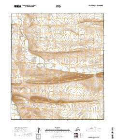 Topo map Chandler Lake C-1 NW Alaska