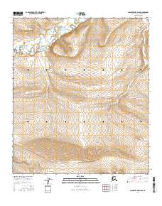 Topo map Chandler Lake D-5 SE Alaska