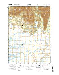 Topo map Cordova B-4 NE Alaska