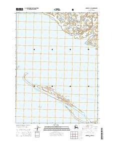 Topo map Cordova B-4 SW Alaska