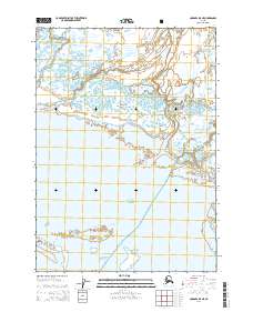 Topo map Cordova B-5 NE Alaska