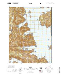 Topo map Craig A-4 NE Alaska