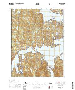Topo map Craig B-2 NE Alaska