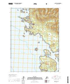 Topo map Craig D-2 NE Alaska