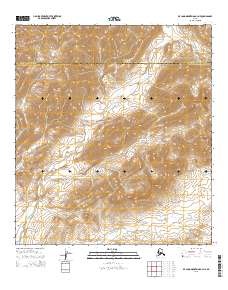 Topo map De Long Mountains A-3 NE Alaska
