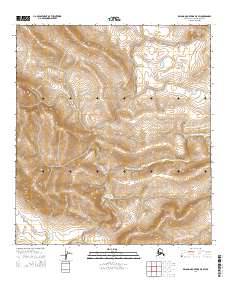 Topo map De Long Mountains B-5 SW Alaska