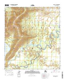 Topo map Denali D-3 NW Alaska