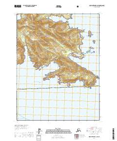 Topo map Dixon Entrance C-3 NE Alaska