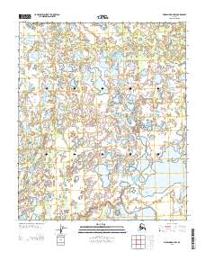 Topo map Fairbanks D-4 NW Alaska