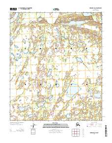 Topo map Fairbanks D-5 SW Alaska