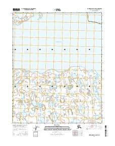 Topo map Harrison Bay B-3 NW Alaska