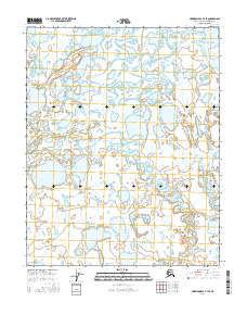 Topo map Harrison Bay B-3 SE Alaska