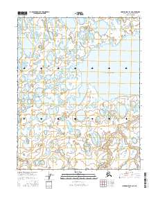 Topo map Harrison Bay B-4 NE Alaska