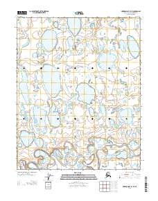 Topo map Harrison Bay B-4 SE Alaska