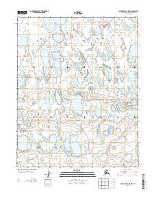 Topo map Harrison Bay B-5 NW Alaska