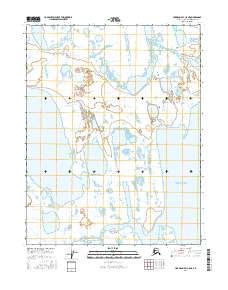 Topo map Harrison Bay C-5 NE Alaska