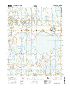 Topo map Harrison Bay C-5 SE Alaska
