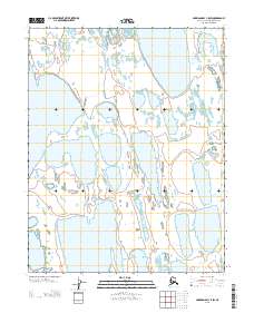 Topo map Harrison Bay C-5 SW Alaska