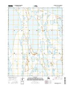 Topo map Harrison Bay D-5 SE Alaska