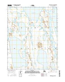 Topo map Harrison Bay D-5 SW Alaska
